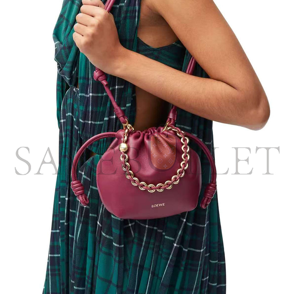 l*ew* mini flamenco purse bag in mellow nappa lambskin a914cbpx03-1048 (23*17*5.5cm)